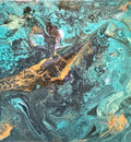 Aqua and Gold